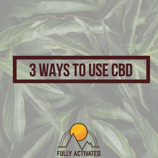 How to use CBD